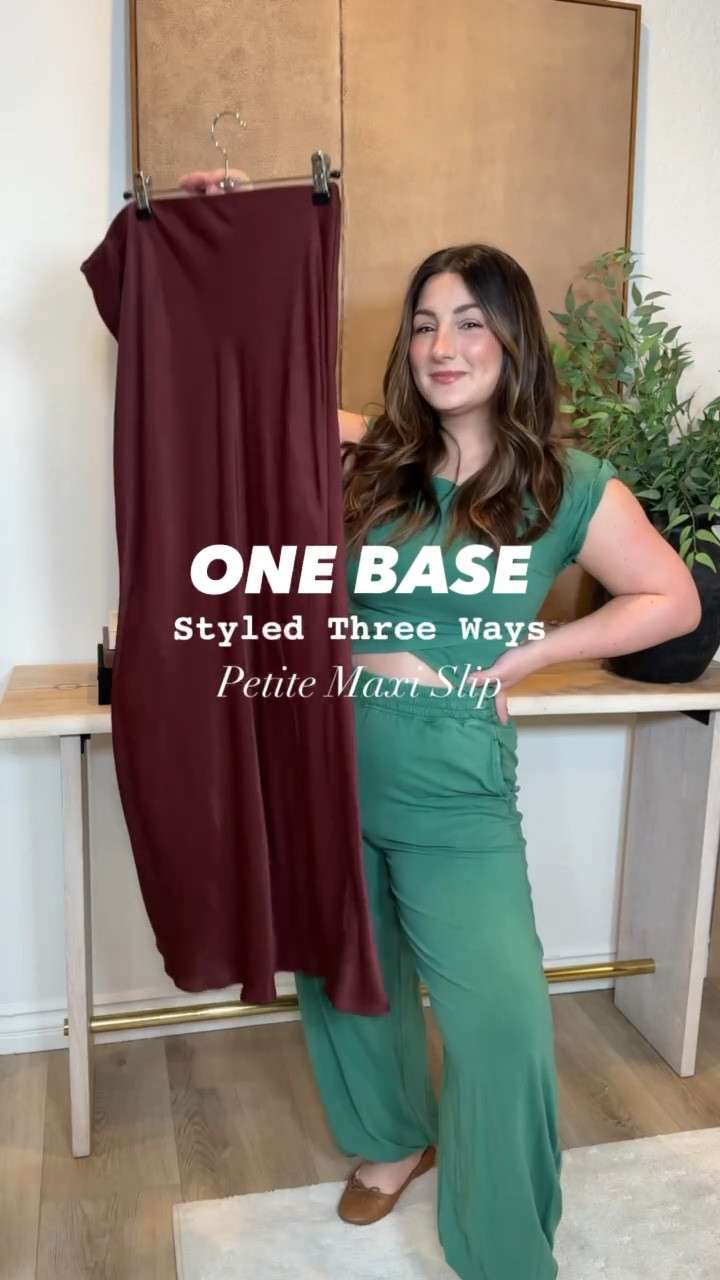 Petite friendly fall outfits featuring the prettiest maxi slip skirt!! 

Plus all are nursing friendly! The cardigans have functional buttons and the tank pulls down under the oversized sweater! 

Petite maxi slip size medium petite
White cardigan size small 
Striped cardigan size medium 
Sweater size small (runs big!) 
Tank size small 
Green set size small 

Fall color, color of the season, styled outfits, what to wear this fall 

#LTKSeasonal #LTKVideo #LTKFindsUnder100