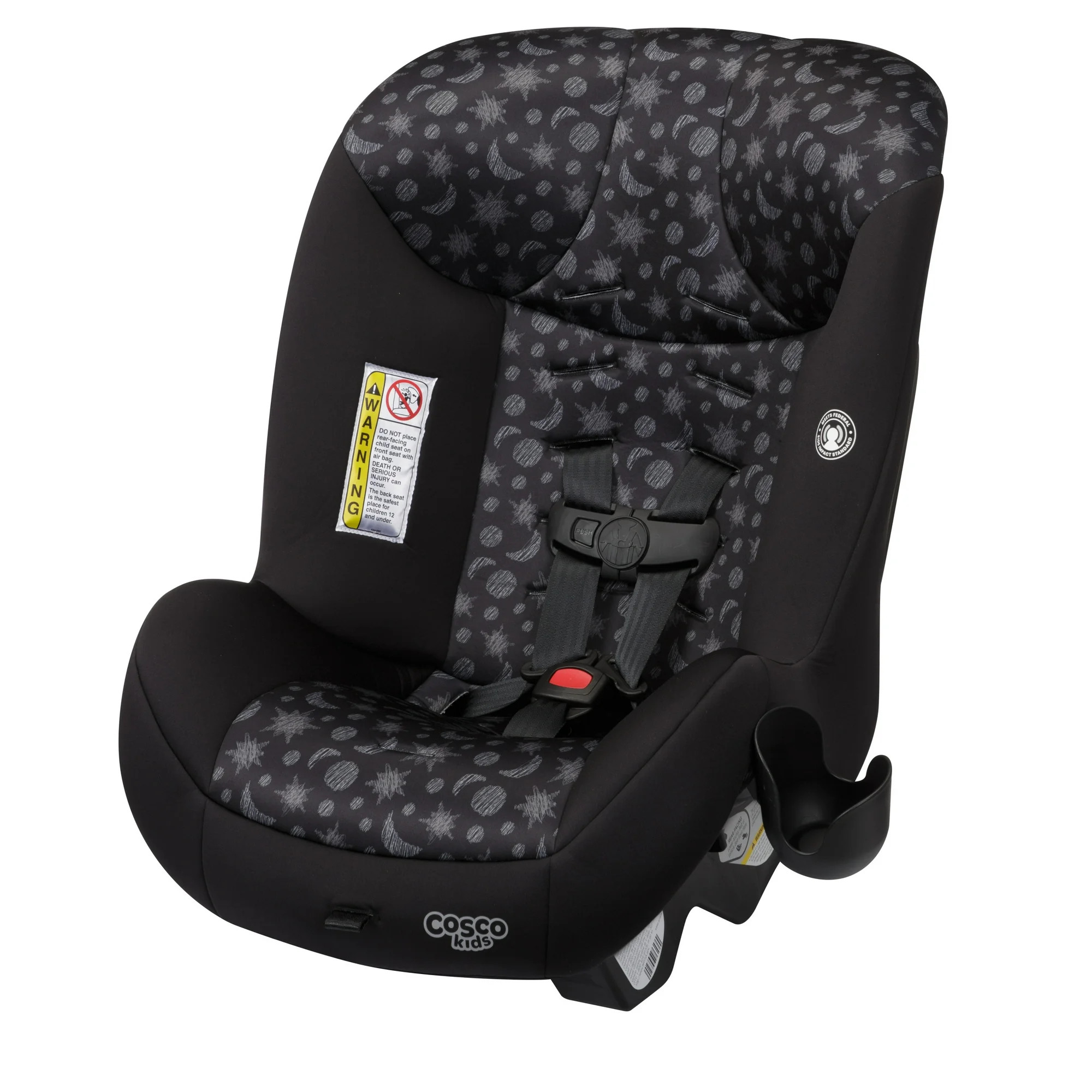 Cosco Kids Scenera Extend Infant & Toddler Convertible Car Seat, Moonlit Night, Black | Walmart (US)