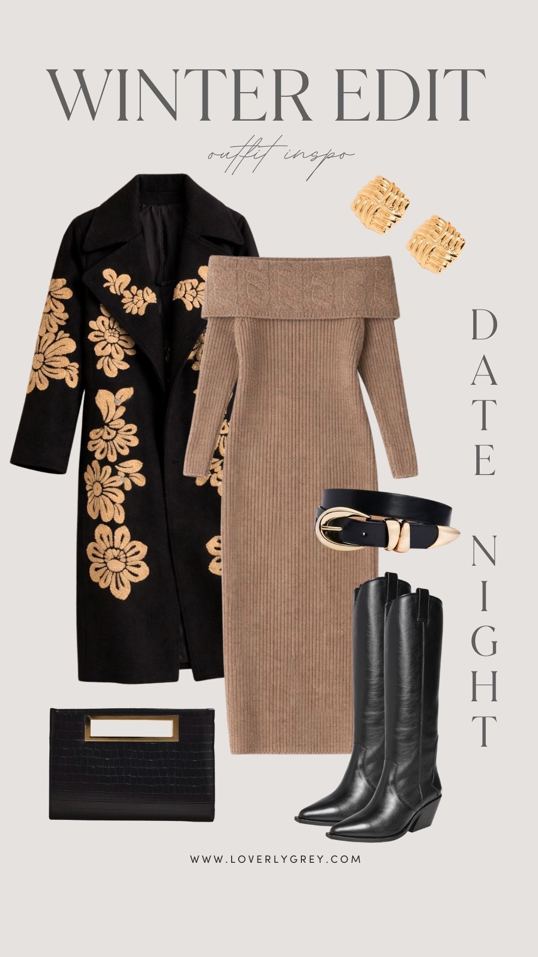 Here’s some outfit inspo for your next date night! This neutral sweater dress will keep you warm for cold winter outings! 

Loverly Grey, date night outfit ideas, Anthropologie, Farm Rio, date night outfit ideas, winter fashion, winter outfit ideas, neutral sweater dress, floral coat, trench coat, long coat, wool coat

#LTKSeasonal #LTKootd