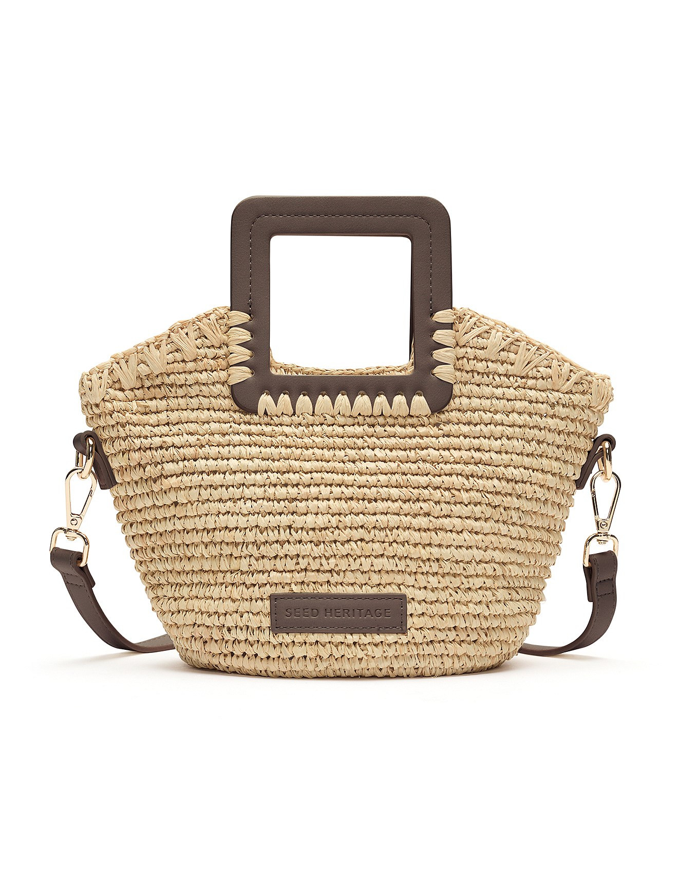 MINI RAFFIA CROSSBODY BAG | David Jones (Australia & New Zealand)