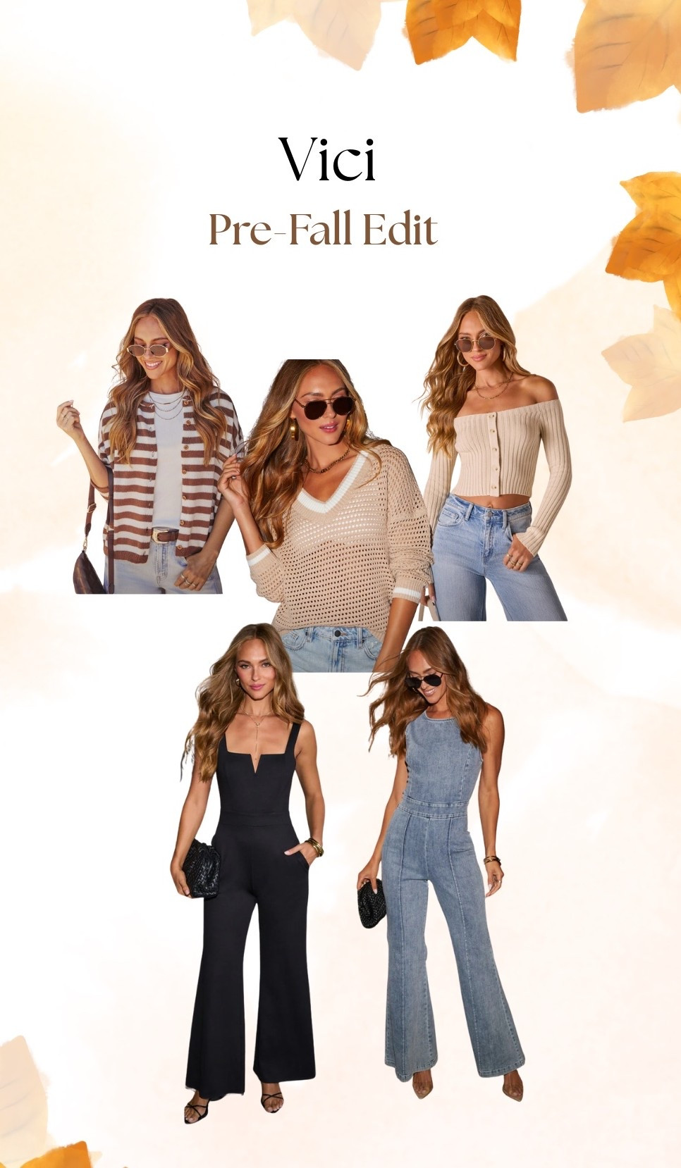 Loving the Vici Pre-Fall edit! The Jean romper is absolutely gorgeous! And the off shoulder sweater too? 😍

#LTKFindsUnder100 #LTKxVICI #LTKStyleTip