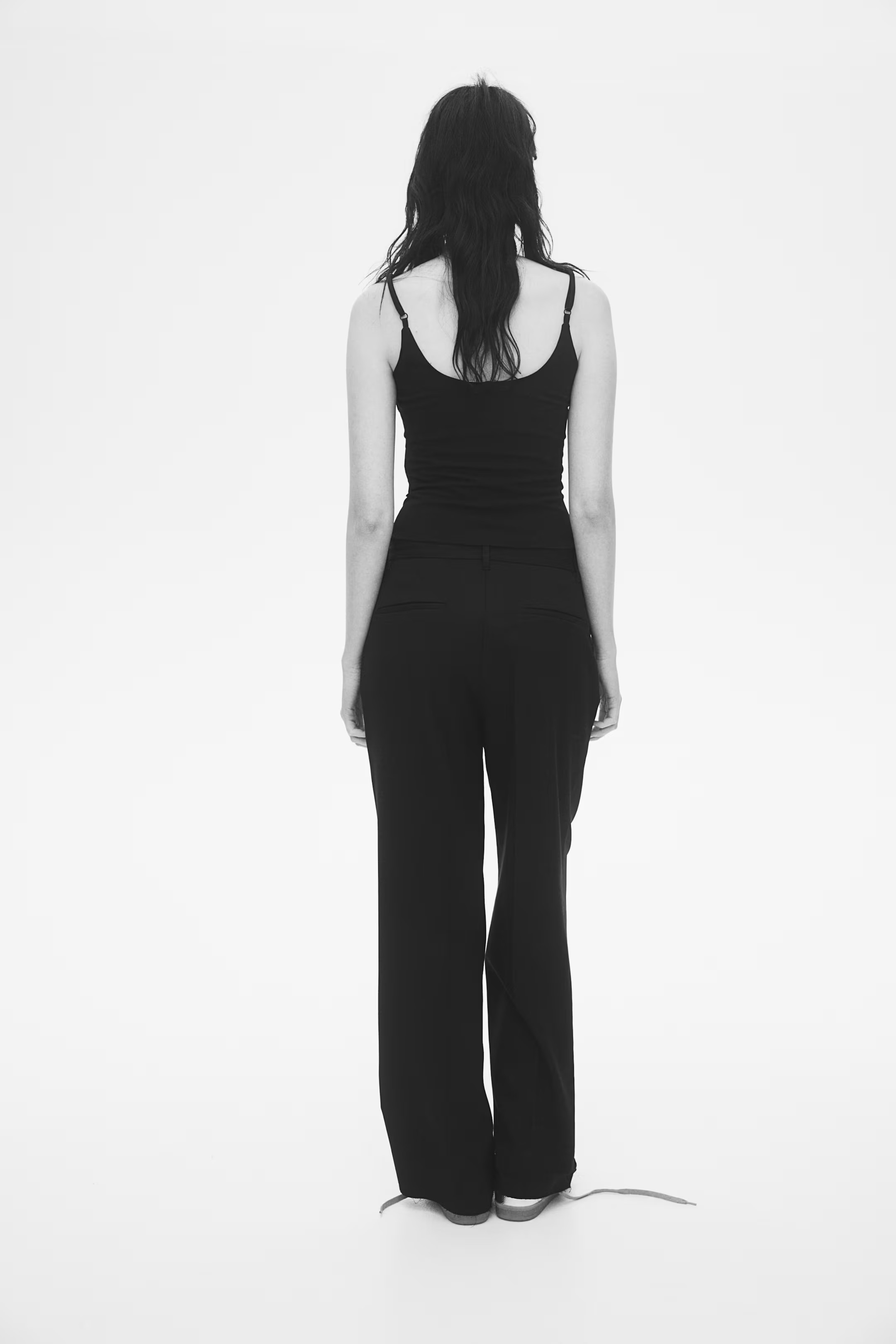 Tailored trousers - Black - Ladies | H&M GB | H&M (UK, MY, IN, SG, PH, TW, HK)