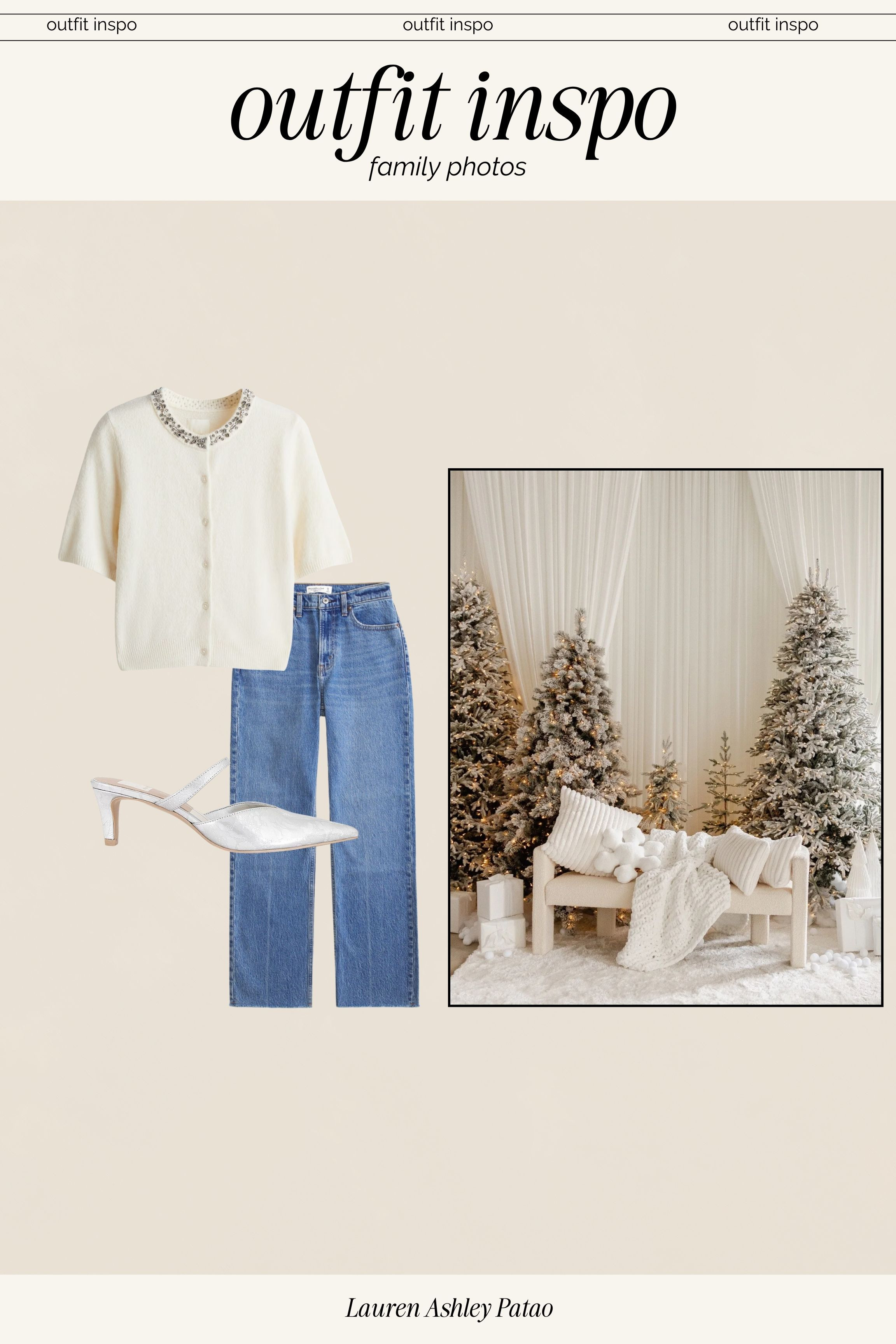 holiday photoshoot outfit idea 

 #LTKHoliday