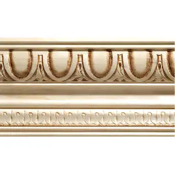 Ornamental Mouldings 1/2-in T x 4-in W x 8-ft L Poplar Unfinished Egg and dart 1687A Crown Mouldi... | Lowe's