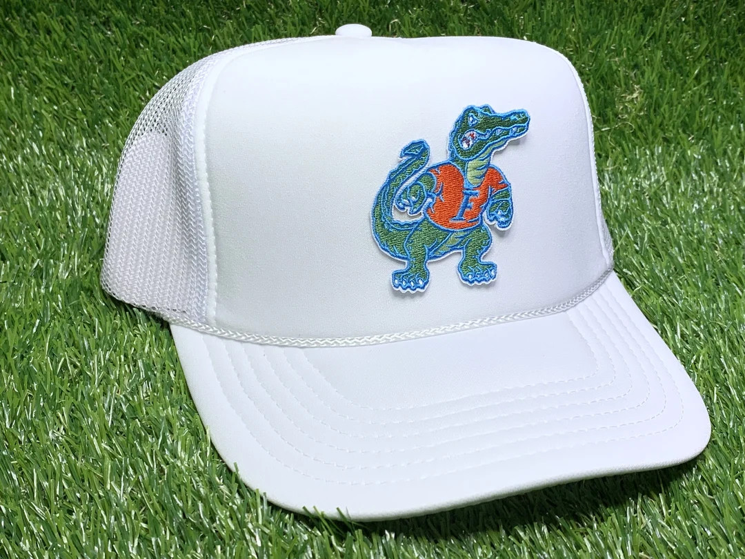 Florida Gators Throwback Logo Foam Trucker Hat Cap High Profile Patch - Etsy | Etsy (US)