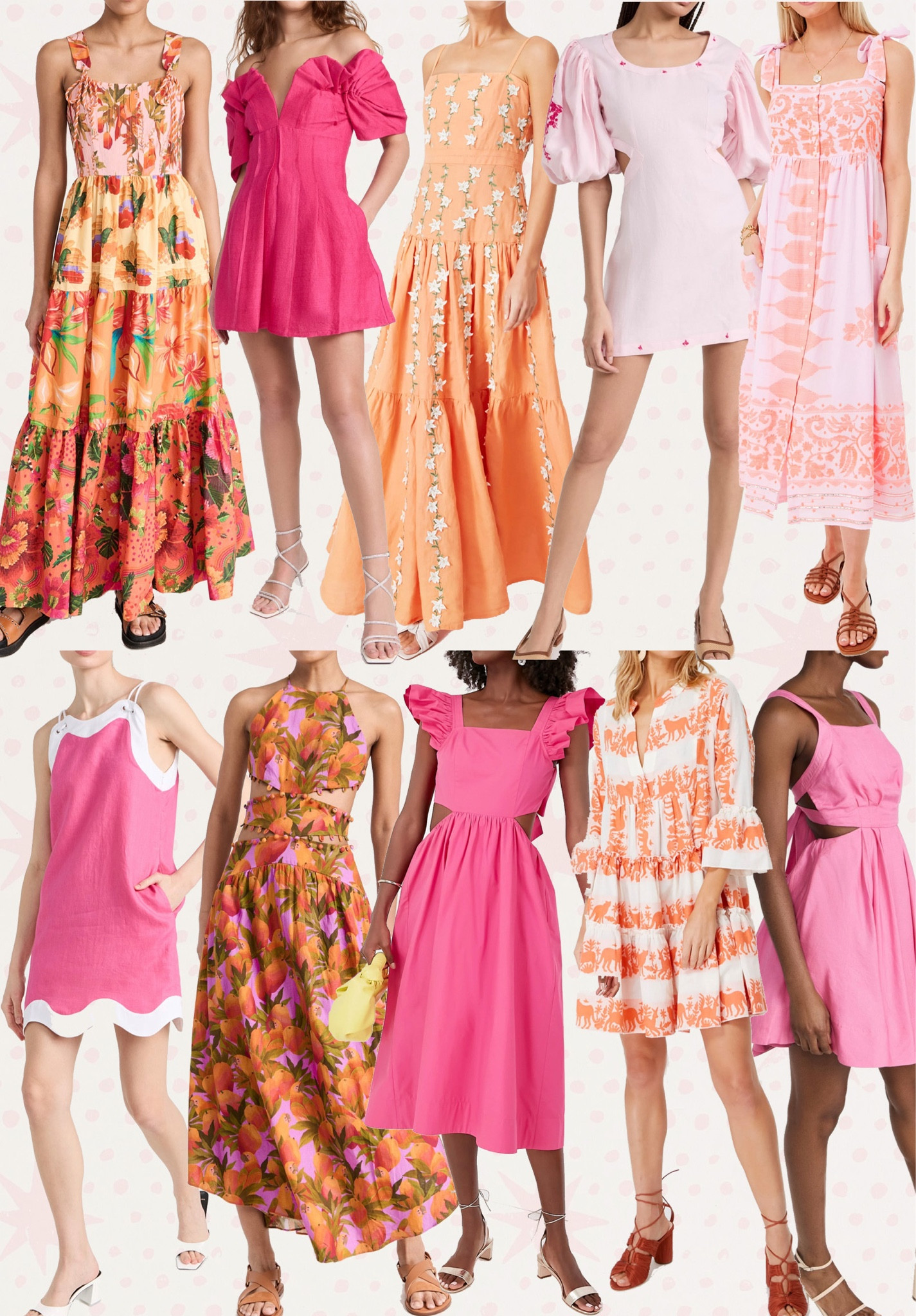 Wedding guest, bachelorette party, pink dress, orange dress, summer dress, vacation dress, colorful, on sale, Shopbop sale

#LTKtravel #LTKstyletip #LTKsalealert