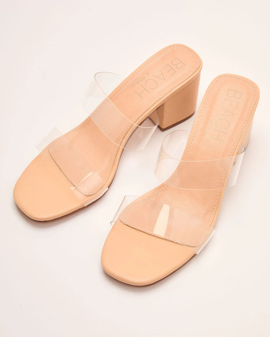 Lydiah Clear PVC Heeled Sandals | VICI