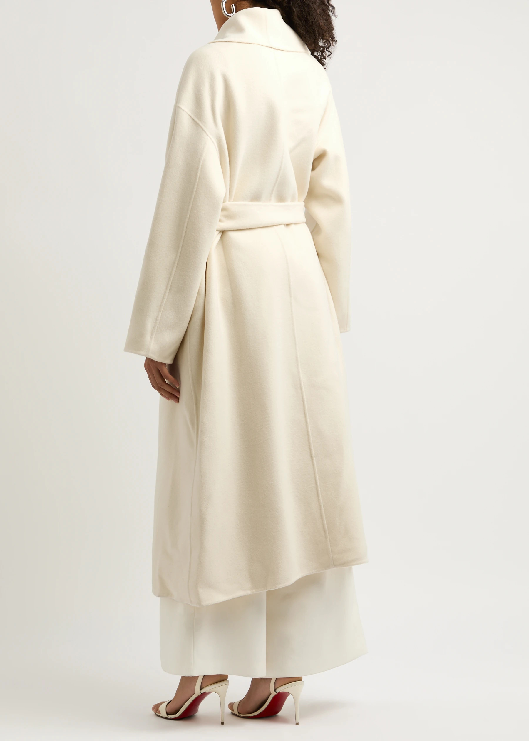 Belted wool-blend coat | Harvey Nichols
