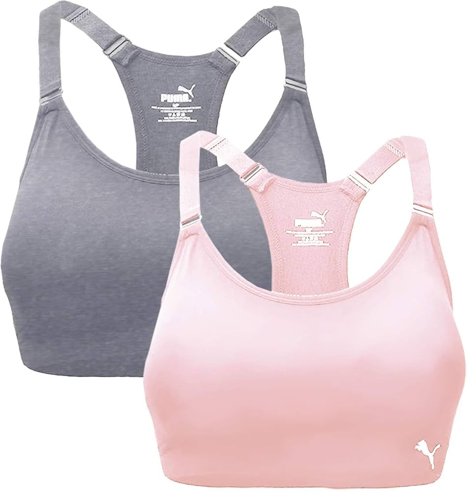 PUMA Women's Seamless Sports Bra with Removable Cups | Amazon (US)