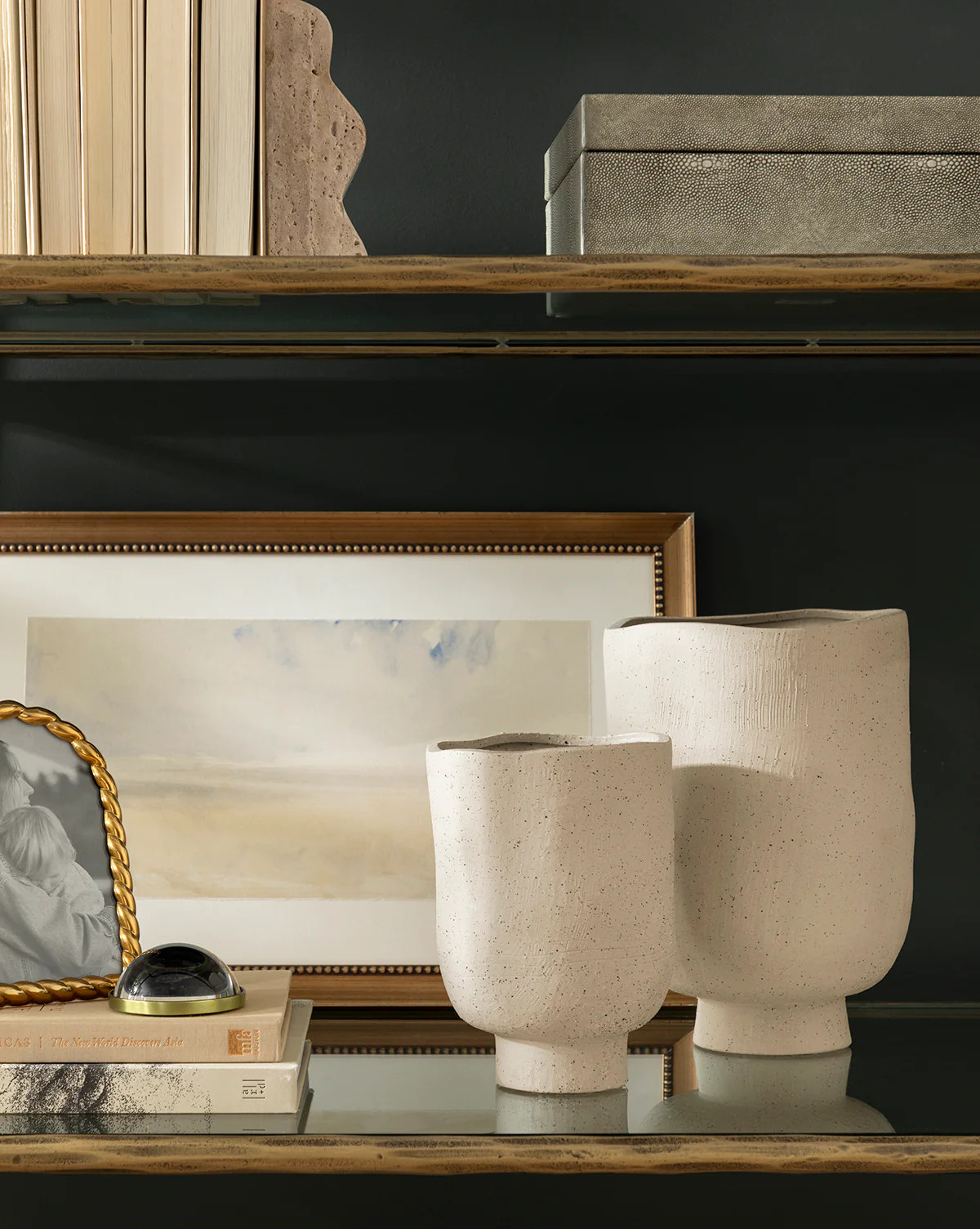 Gray Speckled Planter | McGee & Co. (US)