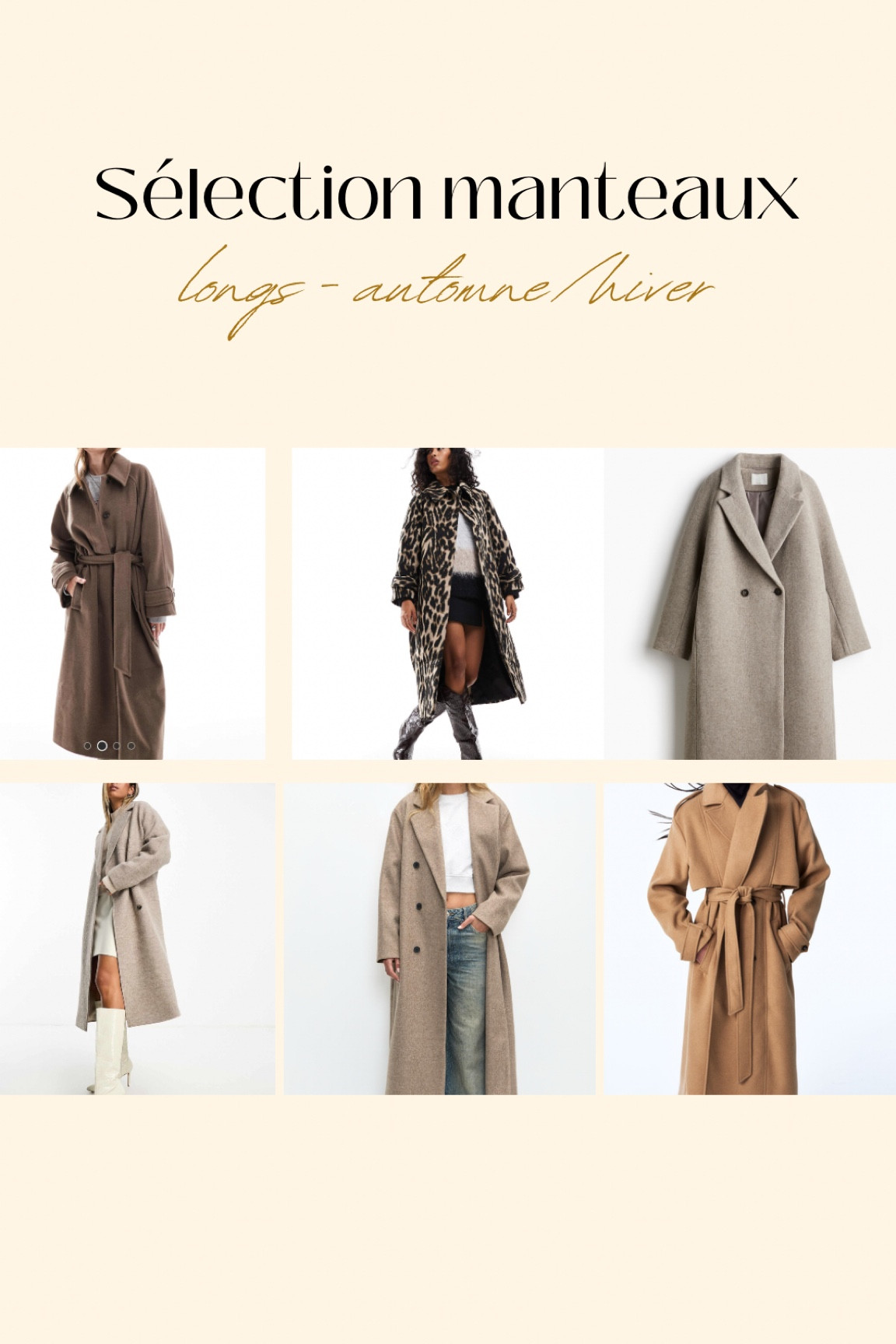 Sélection de manteaux ✨ Automne / Hiver 2024-2025

#LTKautumn #LTKstyletip #LTKfrance