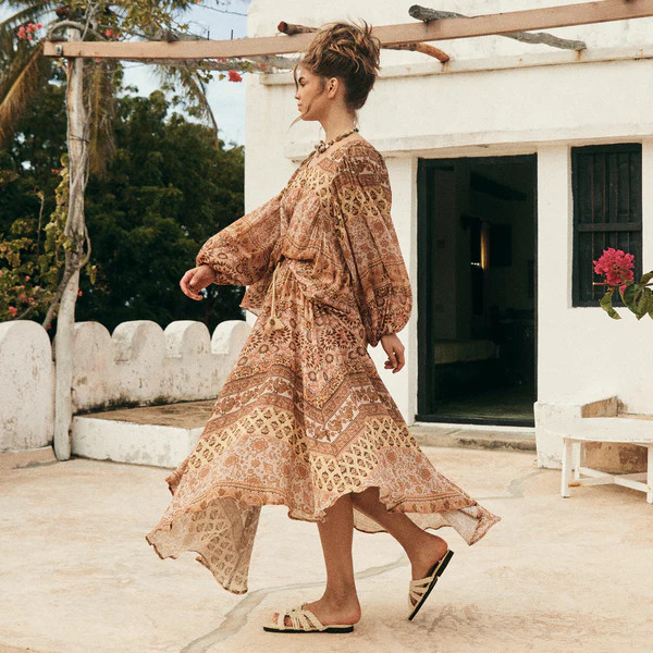 Lovers Beach Midi Skirt | Spell Designs (USA)