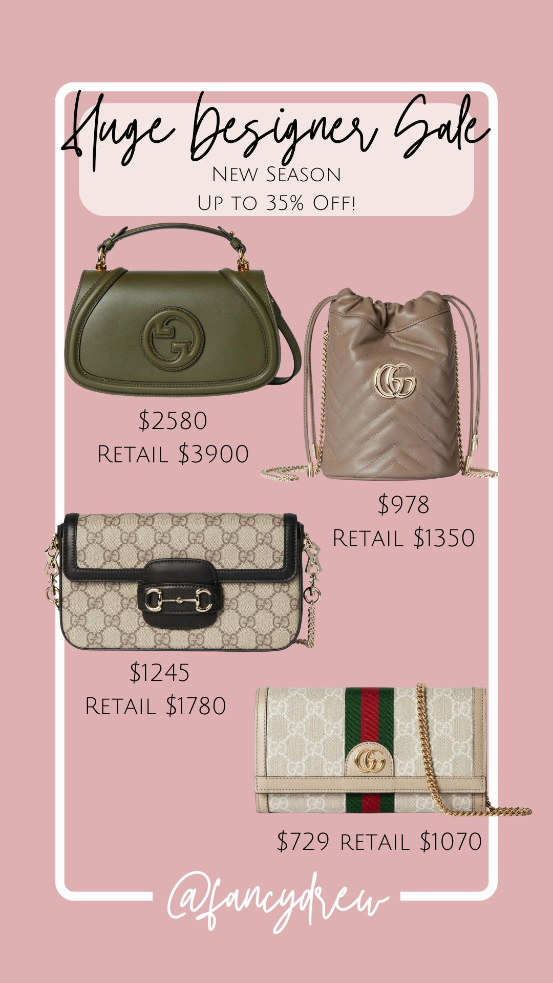 So many Gucci bags on sale. Price is shipped! 

 #LTKSaleAlert #LTKItBag
