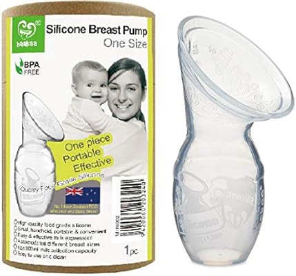 Haakaa Silicone Breastfeeding Manual Breast Pump Milk Pump 100% Food Grade Silicone BPA PVC and P... | Amazon (US)
