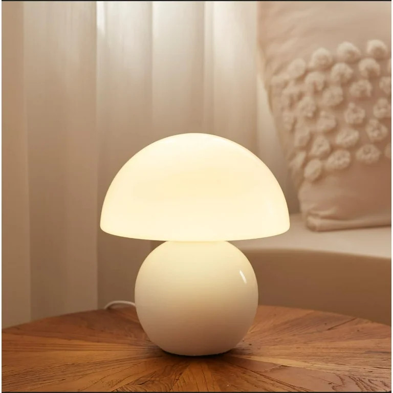 Mushroom Table Lamp Vintage - Mid Century Modern Desk & Bedside Lamp for Bedroom, 3 Color Temps S... | Walmart (US)