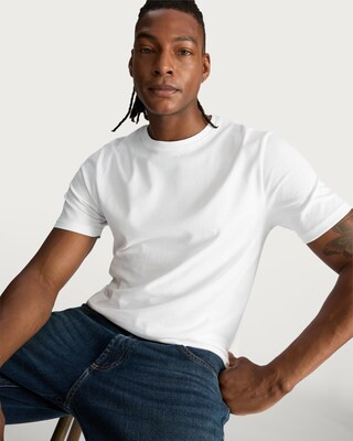 F&F Pure Cotton Regular Fit Short Sleeved T-Shirt in White | Tesco F&F