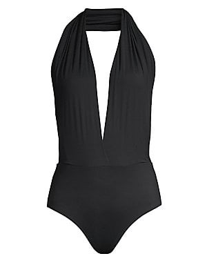Honey Breeze Jersey Plunging Bodysuit | Saks Fifth Avenue