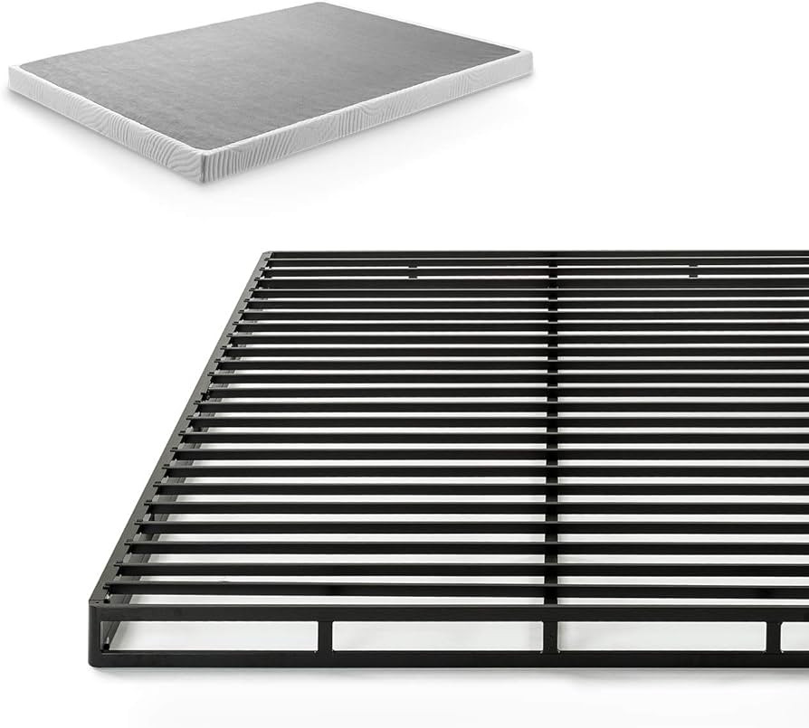 ZINUS Quick Lock Metal Smart Box Spring, 4 Inch Mattress Foundation, Strong Metal Structure, Easy... | Amazon (US)