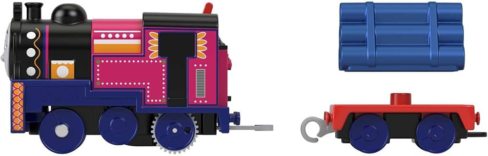 Fisher-Price Thomas and Friends Ashima Toy Train, Battery-Powered Motorized Engine with Cargo Car... | Amazon (US)