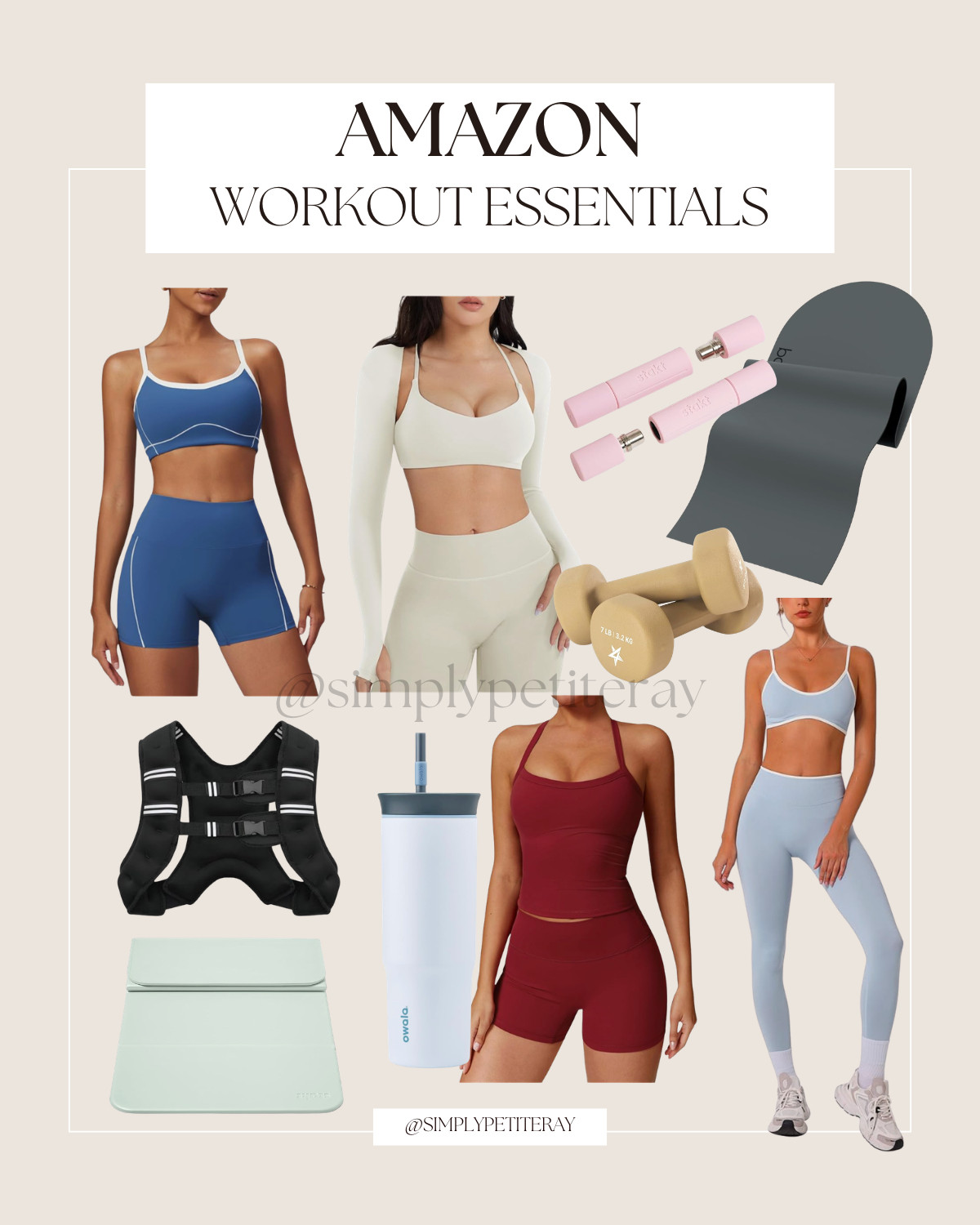 Prepping for a sweat session? Check out these must-have workout essentials! 

Amazon workout essentials, must-have fitness gear Amazon finds, gym essentials for every workout routine, activewear and training must-haves, stylish and functional fitness picks, home workout gear and accessories, affordable gym must-haves for beginners, sweat session essentials you’ll love

#WorkoutEssentials #AmazonFinds #FitnessGear #GymMustHaves #ActivewearStyle #FitLife #LTKFinds #HomeWorkout
 

 #LTKootd #LTKActive