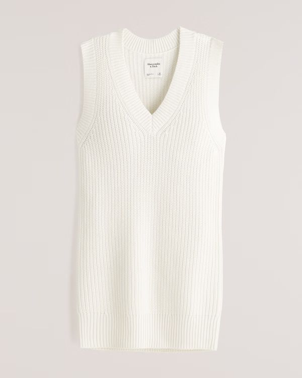 Women's Sweater Vest Mini Dress | Women's Fall Outfitting | Abercrombie.com | Abercrombie & Fitch (US)