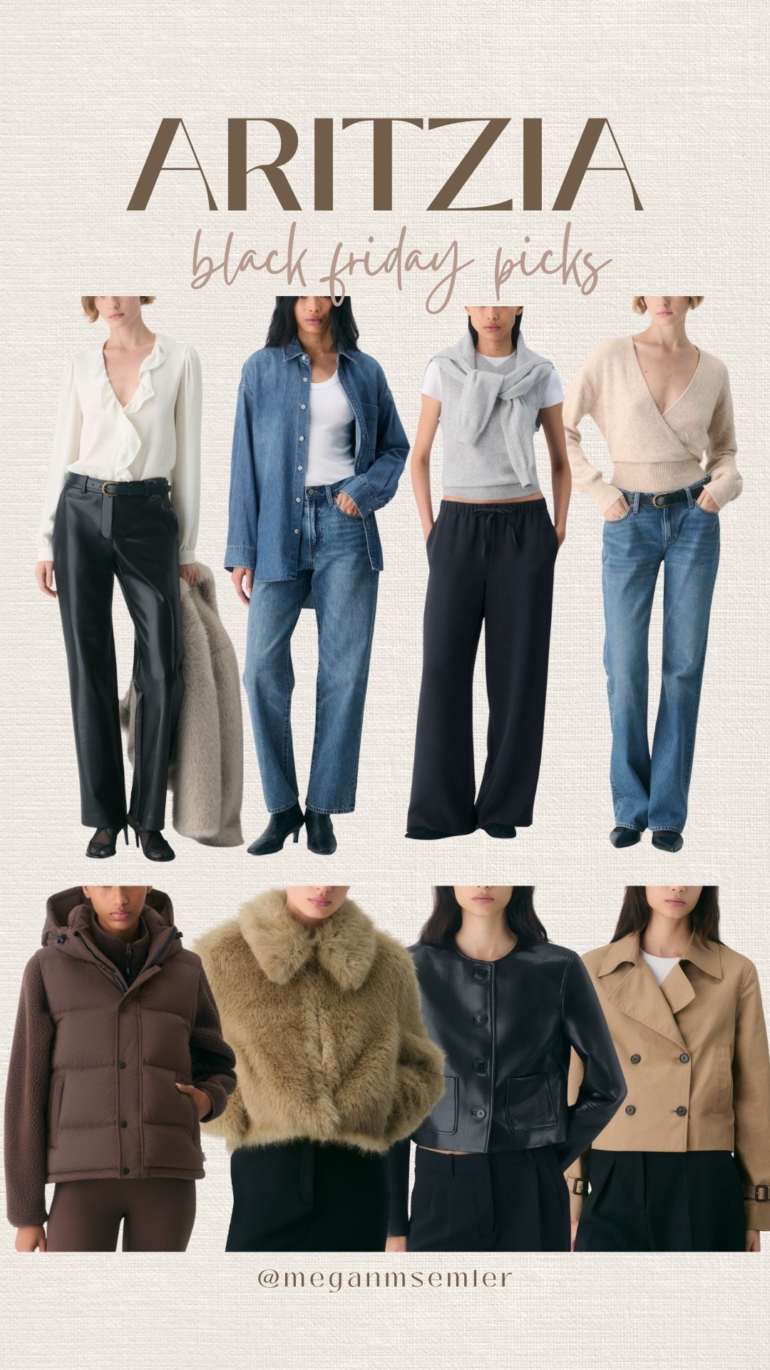 Aritzia Black Friday sale picks 

#LTKSeasonal #LTKSaleAlert #LTKCyberWeek