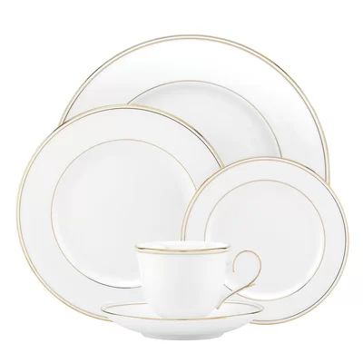 Federal Gold Bone China 5 Piece Place Setting, Service for 1 | Wayfair North America