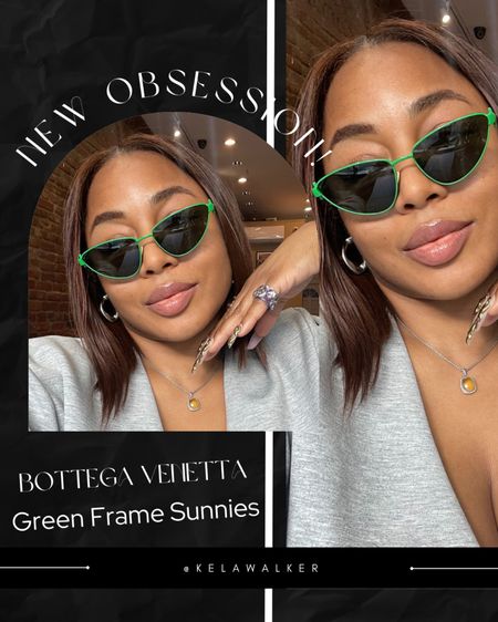 I don’t know if it’s the shape or the signature green, but I’m loving these Bottega Veneta sunglasses  

#LTKstyletip #LTKSeasonal #LTKeurope
