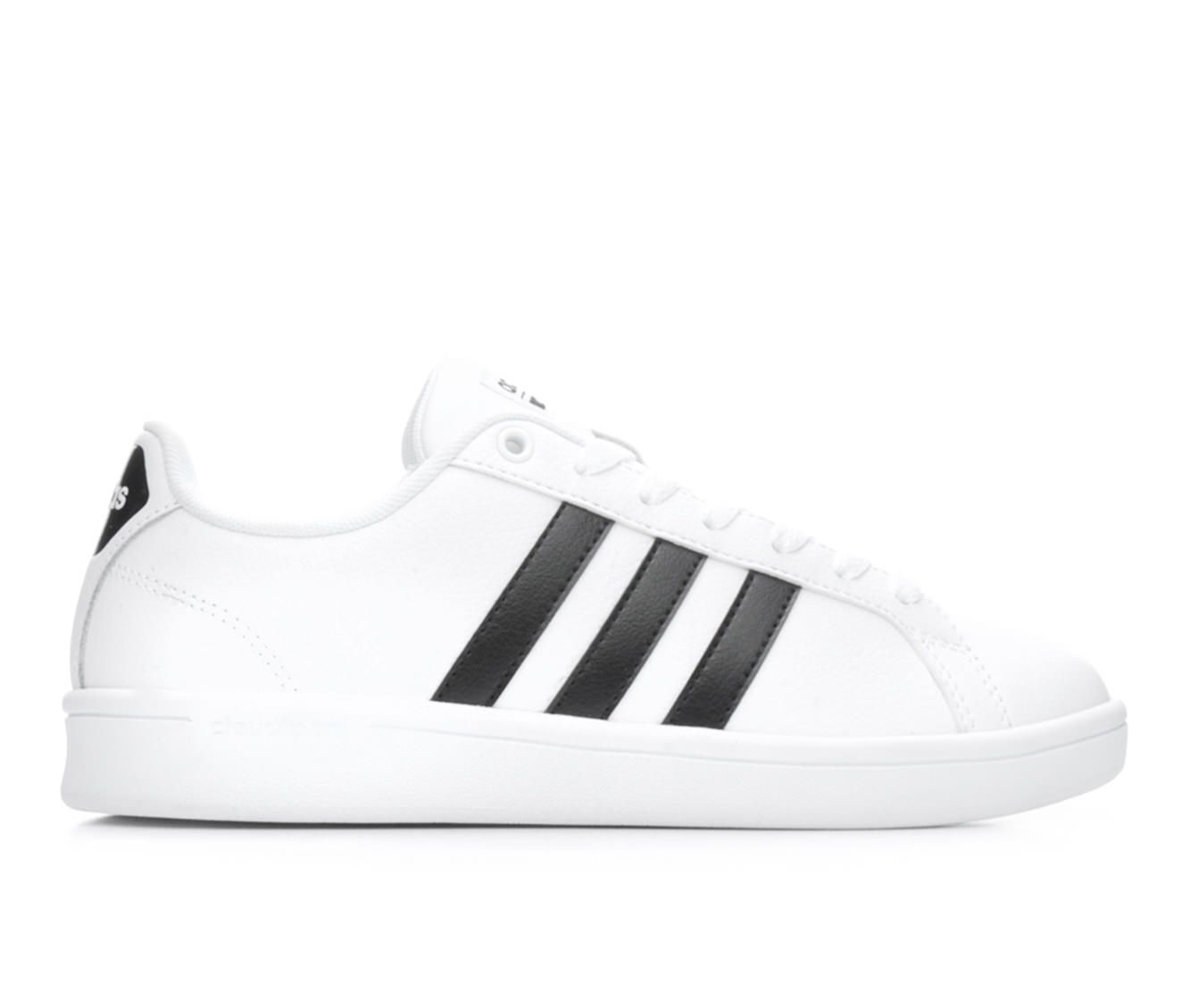 Women's Adidas Advantage Stripes Sneakers (White - Size 6) | Shoe Carnival