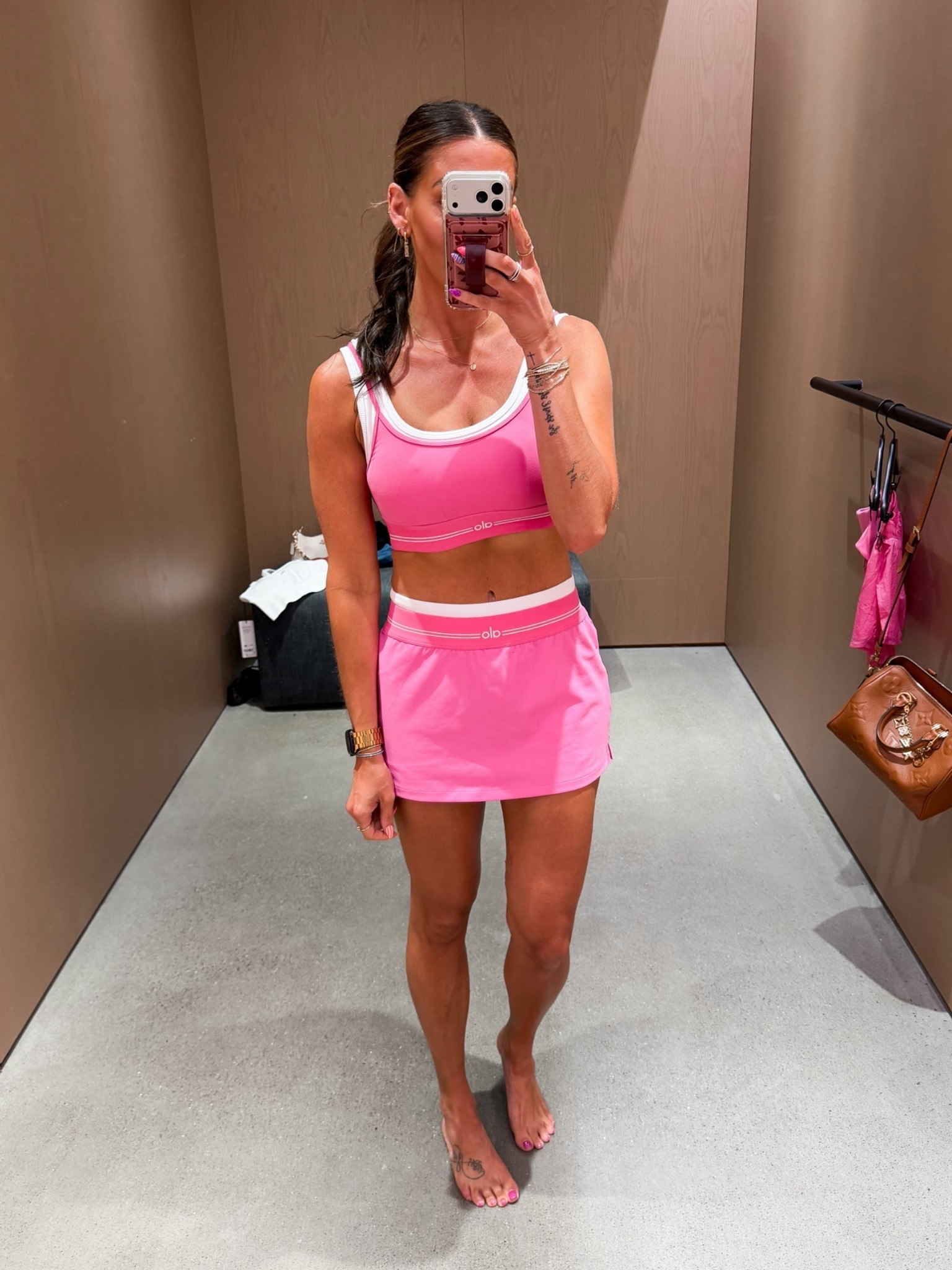 Bra-medium 
Skort-small

#LTKfitnessgoals #LTKootd #LTKActive