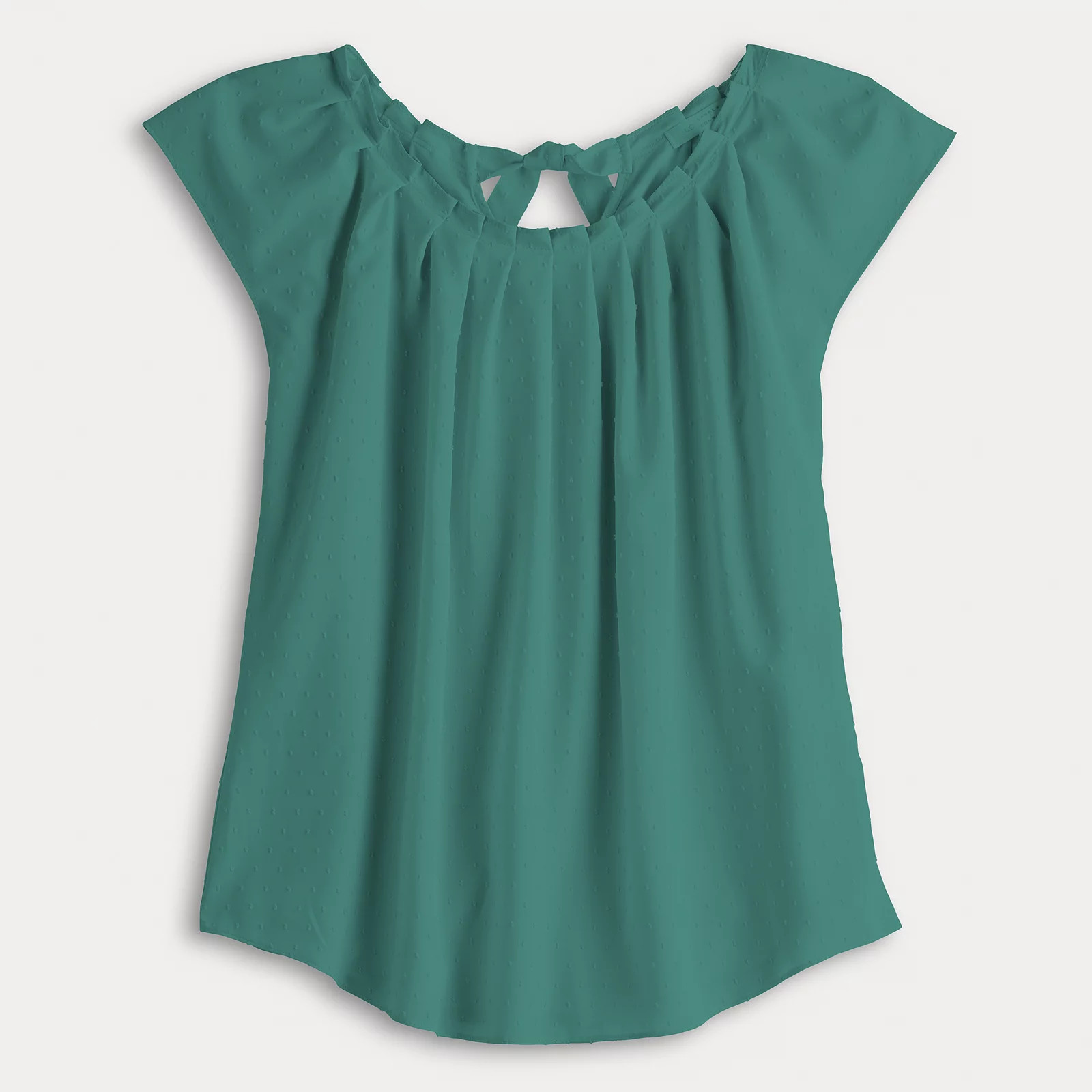 Women's LC Lauren Conrad Pleated Scoopneck Top | Kohl's