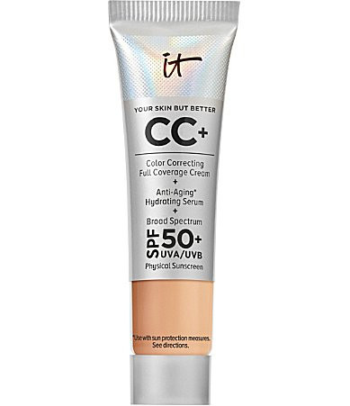 IT Cosmetics CC Color Correcting Full Coverage Cream SPF 50 Travel Size - Neutral Medium | Dillard's
