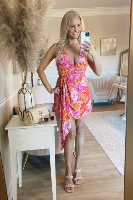 This orange and hot pink floral sundress is gorgeous! Can be dressed up or down for day or night. 

#LTKFind #LTKstyletip #LTKSeasonal
