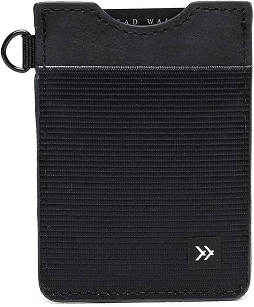 Thread Wallets Ultra Slim Minimalist Card Holder Wallet (Black) | Amazon (US)