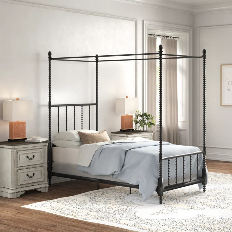 Frankie Metal Canopy Bed | Wayfair North America