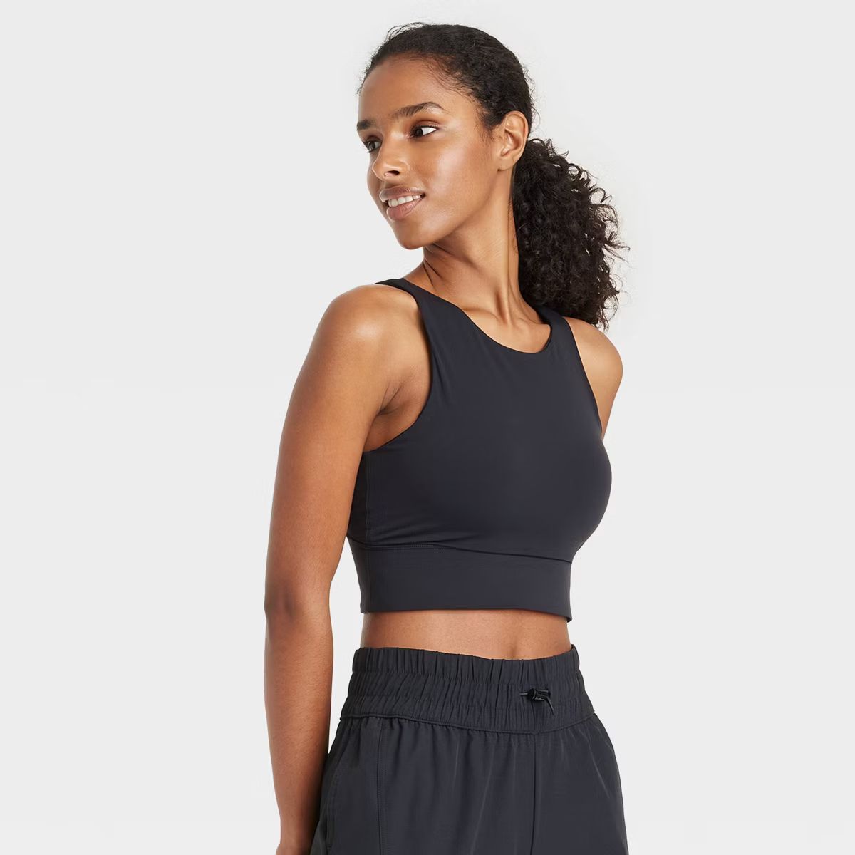 Women's High Neck Longline Bra - JoyLab™ | Target