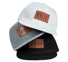 Personalized Baseball Cap with Name for Boy Girl, Custom Name Kid Hat for Toddler, Snapback Truck... | Amazon (US)