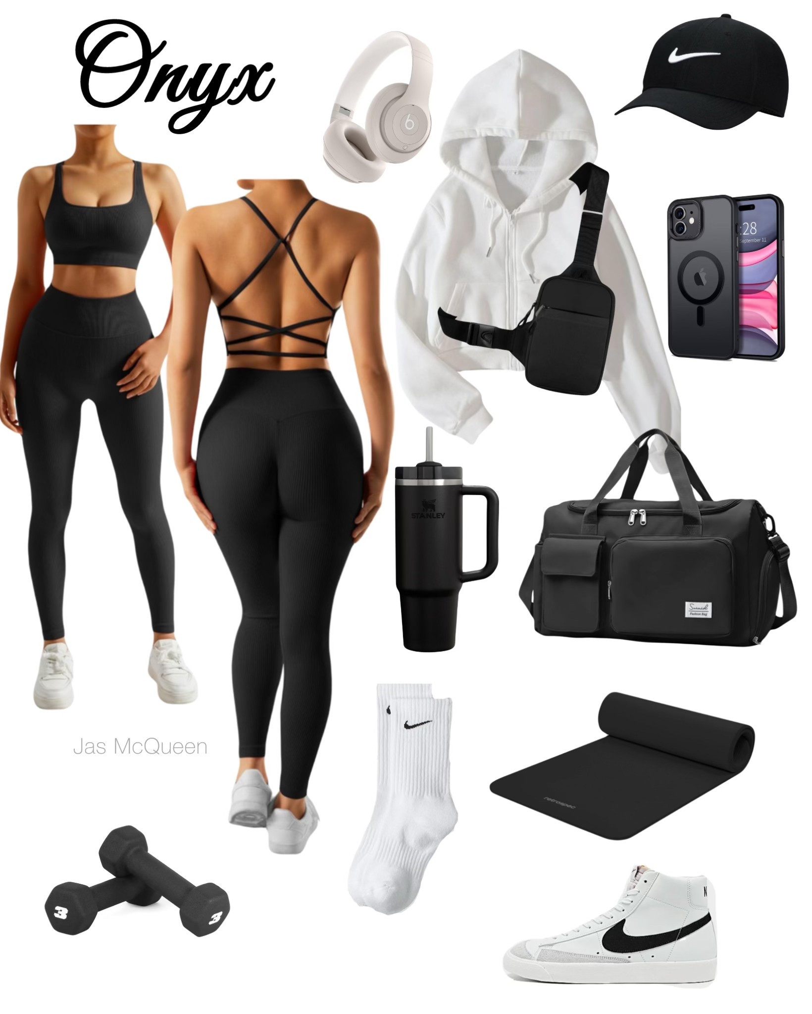Black Gym Active Set for Spring 

Amazon Fashion

#LTKActive #LTKStyleTip #LTKShoeCrush