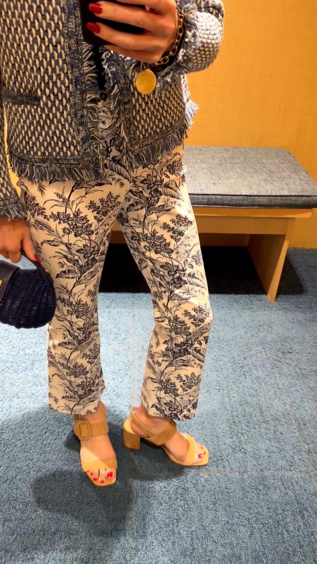 Another fun pair of bootcut pants from J. McLaughlin! This is a very easy way to have a dressier but comfortable look for going out! These are great for travel too!

#LTKTravel #LTKSeasonal #LTKOver40