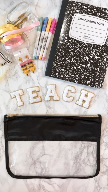 DIY Teacher Gift 🍎✏️ 

Sharing how I made this easy and useful pouch! Fill it with things you think the teacher would love! 

#TeacherAppreciationWeek #TeacherGiftingIdea
#schoolsupplies #schooltrends #schoolspirit #schoolgiftguide #giftsforteachers #classroomready #backtoschoolgiftidea #giftsforkids #schoolnecessities #teachergiftideas #teacherappreciation #giftsforher 

#LTKkids #LTKfamily #LTKGiftGuide