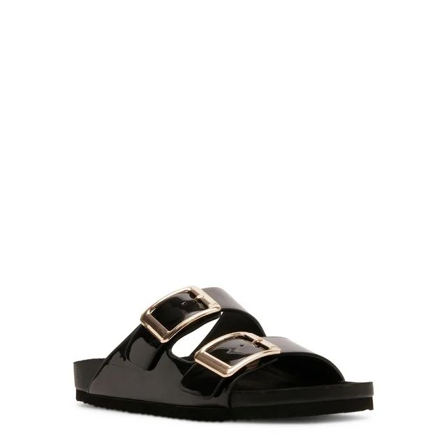 Madden Girl Women's Bodie Two Strap Footbed Sandals - Walmart.com | Walmart (US)