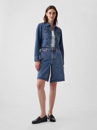 GapHeritage Cropped Denim Jacket | Gap (US)