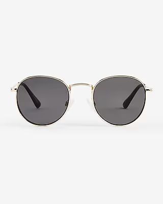 Round Frame Sunglasses | Express
