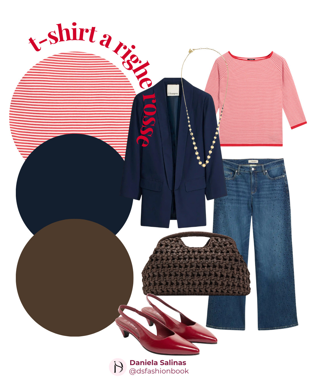 Le t‑shirt a righe rosse sono un classico intramontabile che aggiunge carattere, freschezza e un tocco French chic a qualsiasi look.

In questo carosello trovi 5 proposte pensate per mostrarti come questo capo iconico possa trasformarsi in outfit versatili, contemporanei e perfetti per la primavera.

✨ Dal look casual raffinato alle combinazioni più eleganti: le righe rosse diventano il dettaglio che fa la differenza. 

 #LTKitalia #LTKeurope #LTKspring