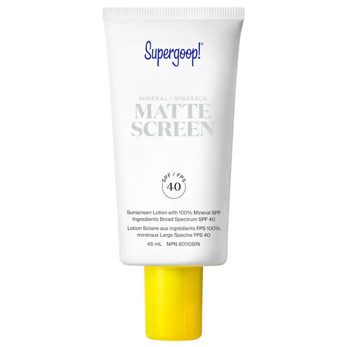 Écran solaire minéral Minéraux Mattescreen avec FPS 40 - Supergoop! | Sephora | Sephora (CA)