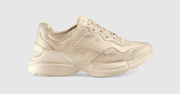Gucci Women's Rhyton leather sneaker | Gucci (US)