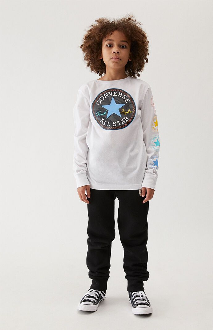 Converse Kids Chuck Taylor Patch Long Sleeve T-Shirt | PacSun