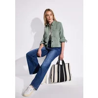 Street One Frauen Jeansjacke mit Brusttaschen in Grau, Gr: 44 | Street One DE