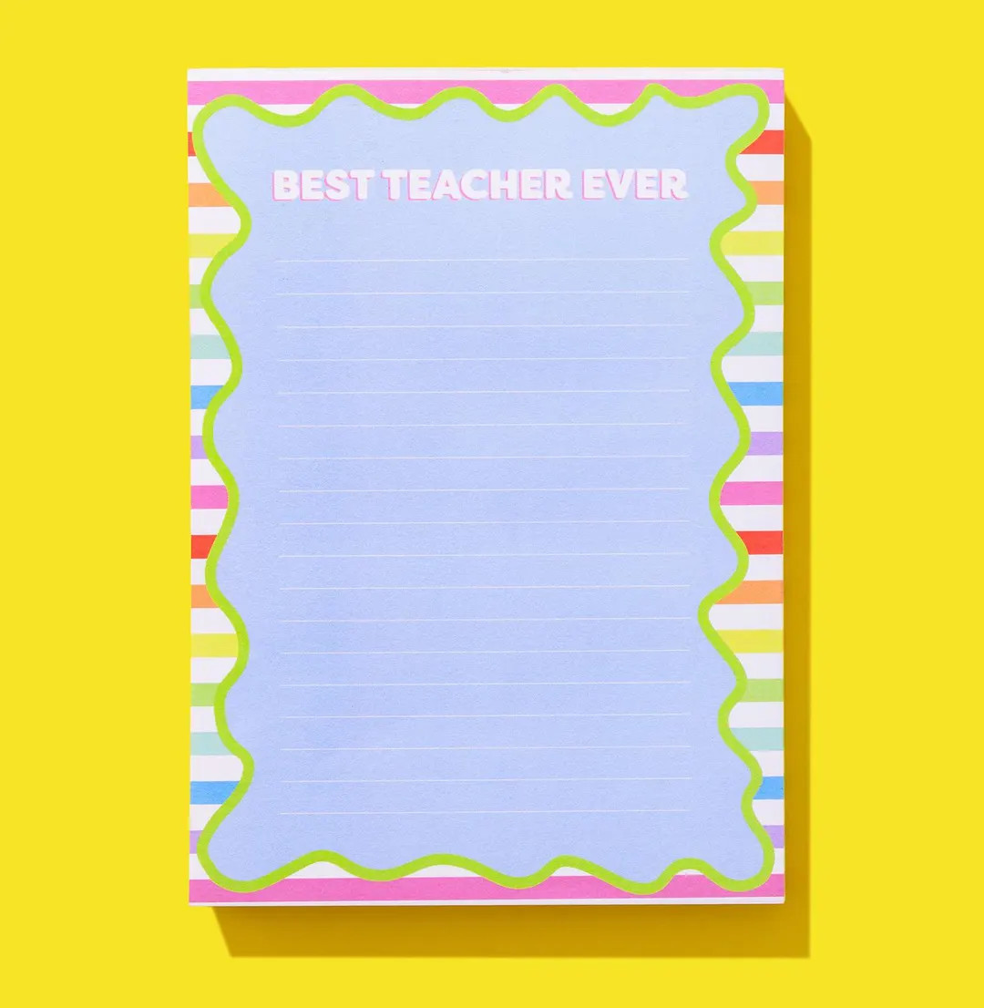Teacher Notepad: Motivational Stationery - 5x7 Inches, 100 Sheets - Etsy | Etsy (Global)