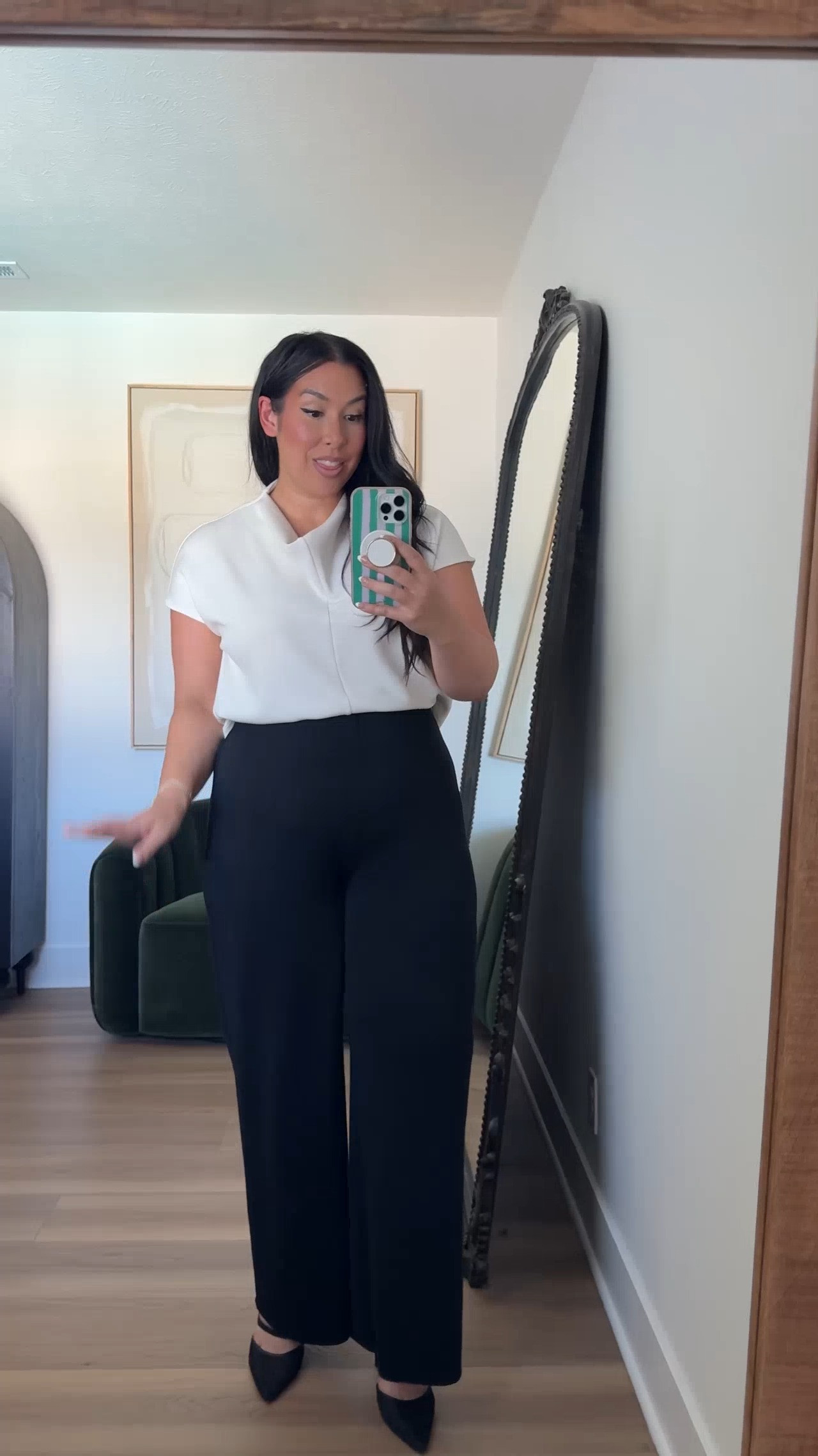 This is a jumpsuit!! It looks so good, the draping is gorgeous and it feels so elevated.

Jumpsuit: XL

work outfits, outfit ideas for work, office outfit ideas, workwear, spanx, mid size outfit ideas 

 #LTKootd #LTKMidsize #LTKWorkwear